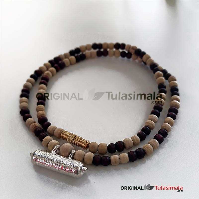 Designer Kanthi Mala Shri Narasimha Kavach Original Tulsi Super Fine Beads 4mm Size
