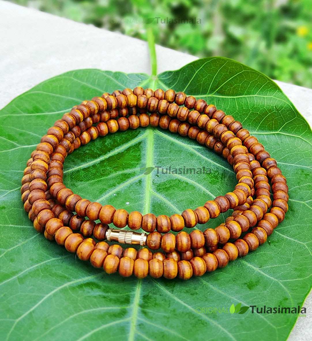Custom Design 2 Round Kanthi Mala 4mm Beads Size