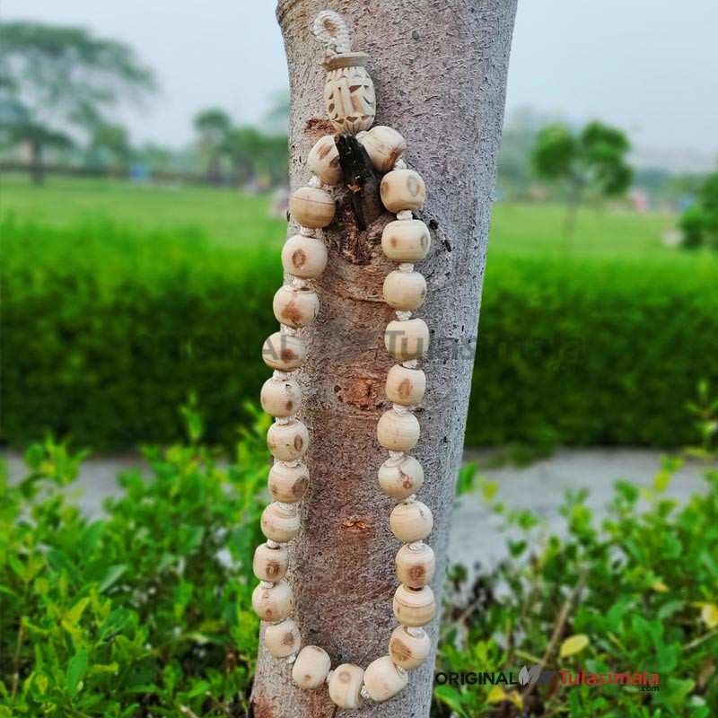 27 Beads Tulsi Japa Mala with Radha Guru Bead