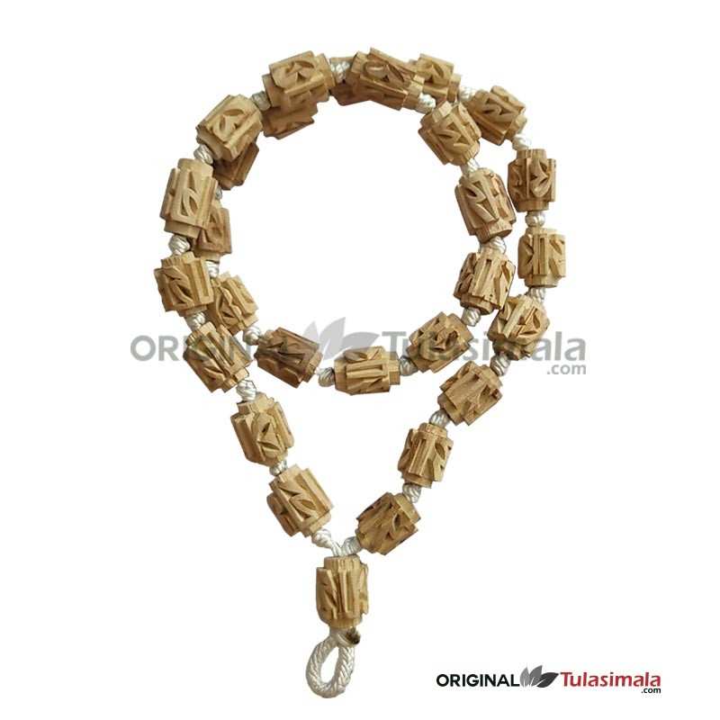 27+1 Beads Custom Design Tulsi Japa Mala 16mm Handmade Beads