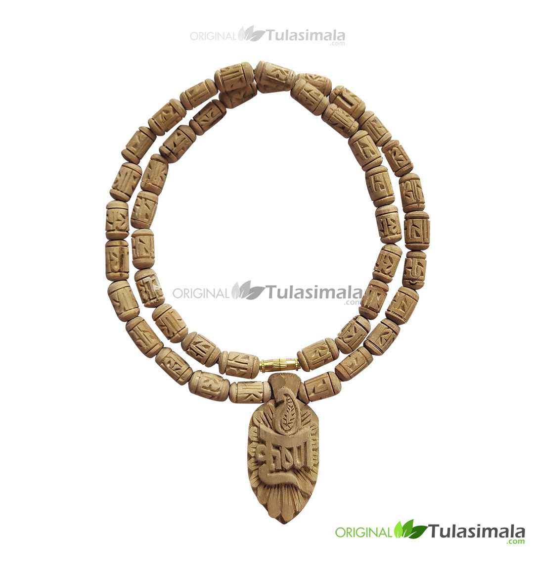 Shri Krishna Shyama Tulsi Leaf Neck Locket Mala