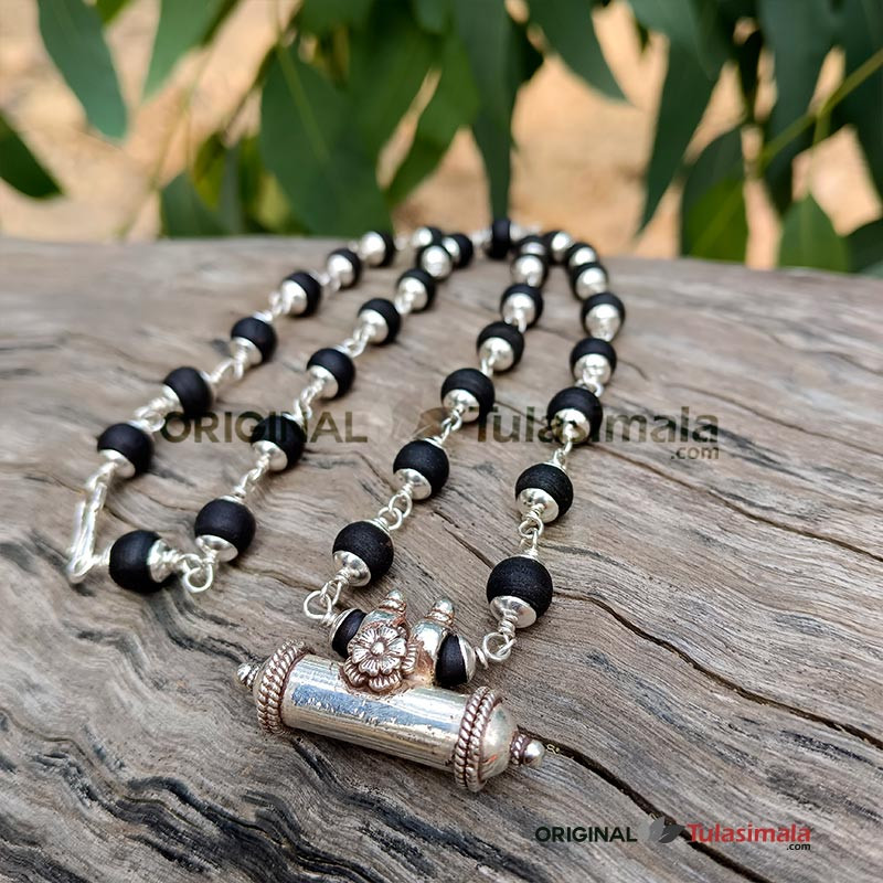 WHITE Round Tulsi Bead Bracelet 14MM 16+1 at Rs 200 in Surat | ID:  24929812662