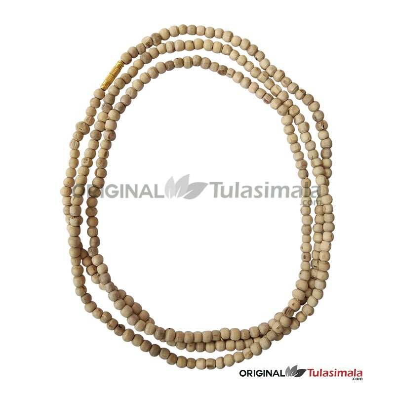 ISKCON Tulasi Kanthi Mala Three Round Small Round Beads 4mm