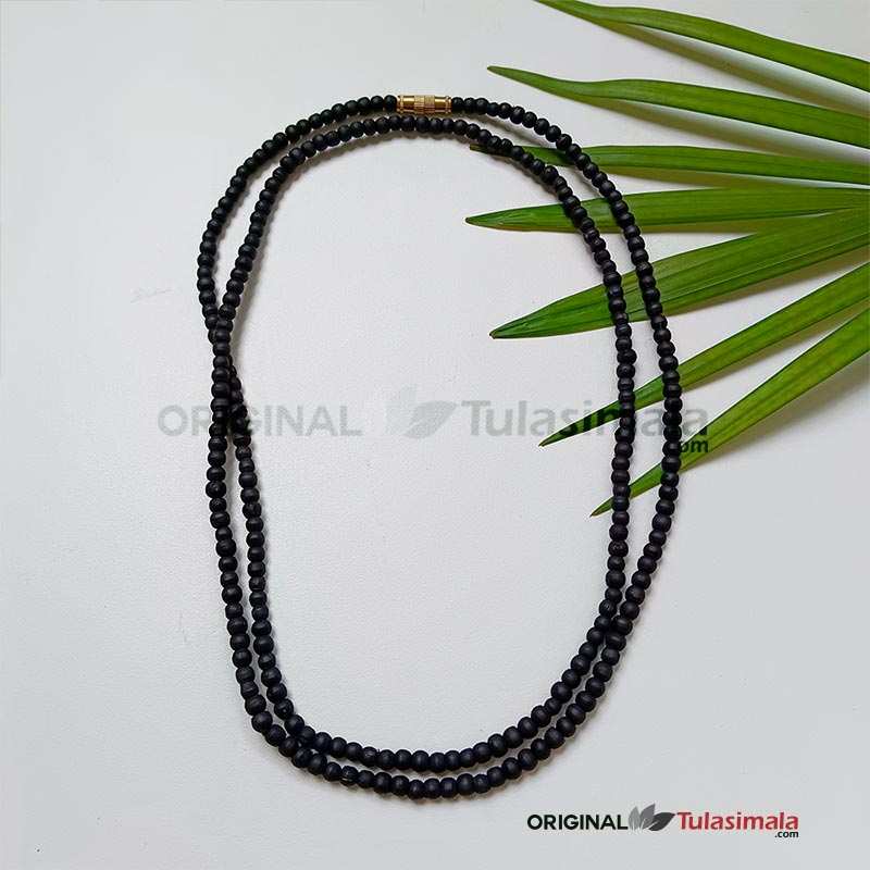 2 Round Shyama Tulsi Kanthi Mala 34 Inches Length
