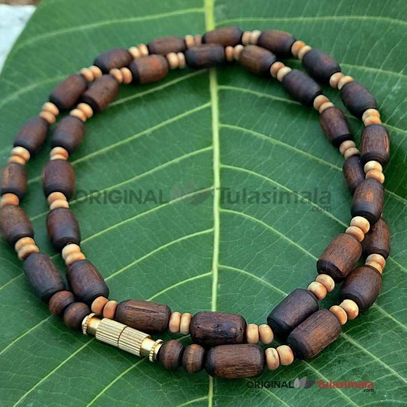 Designer Beads 1 Round tulsi Kanthi Mala