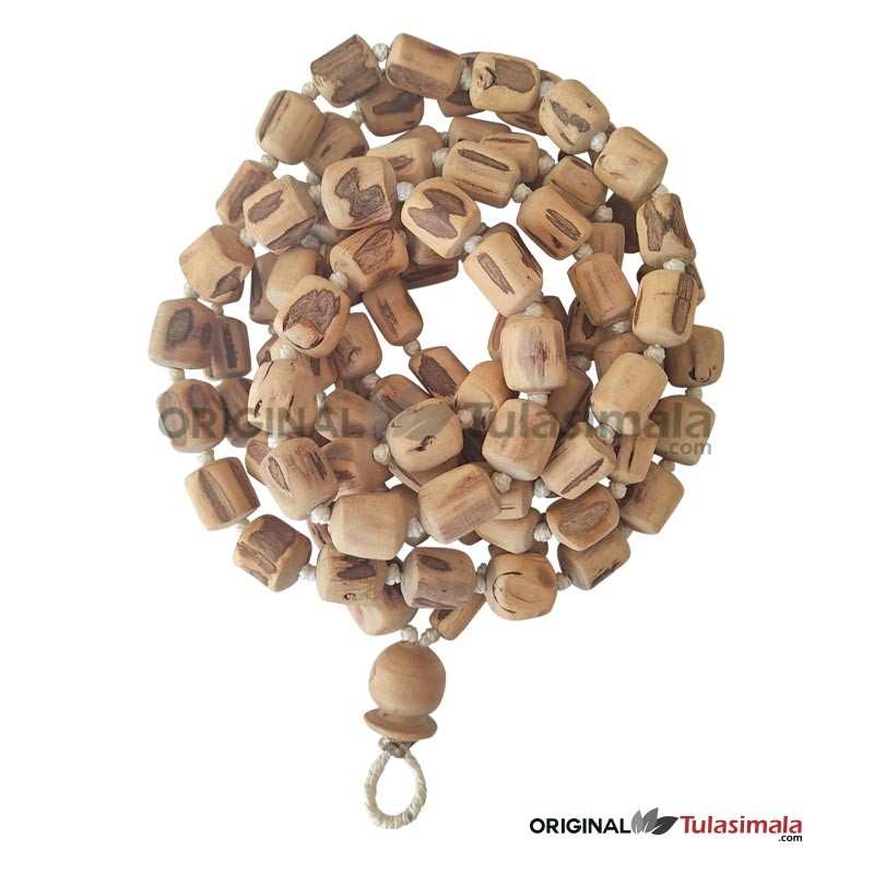 Original Tulsi Japa Mala 108 Brown Beads